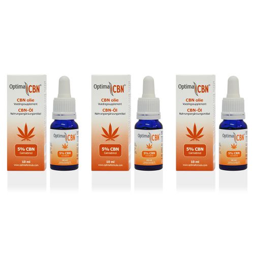 CBN olie (cannabinol) 5% 3 x 10 ml